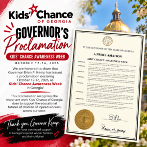 Kids’ Chance Awareness Week: October 12 – 16, 2026